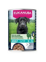EUKANUBA Mokra karma dla psów dorosłych, bogata w jagnięcinę i ziemniaki 6x400g + 400g Gratis