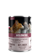 PetRepublic kawałki w sosie z wołowiną 6x400g