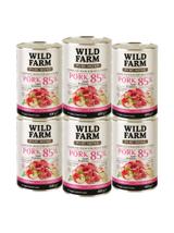 WILD FARM PURE MONO Pork Apple and Quinoa 6x400g monoproteinowa karma dla psa