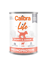 CALIBRA Dog Life Puppy & Junior Lamb with rice 400g