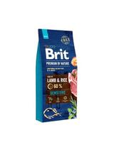 BRIT Premium By Nature Sensitive Lamb 8kg + DentaStix GRATIS!!
