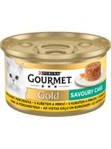 Purina Gourmet Gold Savoury Cake z kurczakiem i marchewką 24x85g