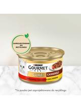 Purina Gourmet Gold z wołowiną i kurczakiem w sosie z pomidorami 72x85g