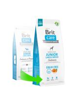 BRIT CARE Dog Grain-free Junior Large Breed Salmon 12kg
