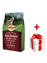 CARNILOVE Cat Duck & Pheasant Hairball Control 2kg + niespodzianka dla kota GRATIS!