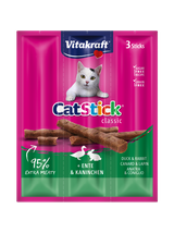 Vitakraft Kabanosy Cat Stick Mini królik z kaczką dla kota 18g