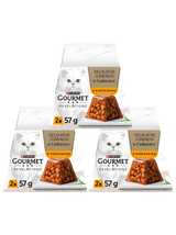 GOURMET Revelations Delikatne Kawałki w Galaretce z Kurczakiem 3x(2x57g)
