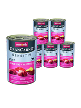 ANIMONDA GranCarno Sensitiv  Adult Dog smak: Wołowina, Ziemniaki 6x400g