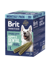 Brit Premium by Nature Dog Dental Snacks L, 28szt