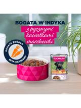 EUKANUBA Mokra karma dla szczeniąt, bogata w indyka i marchewkę 400 g