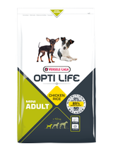 VERSELE-LAGA Opti Life Adult Mini 7,5kg - z kurczakiem - dla małych ras + niespodzianka dla psa GRATIS!