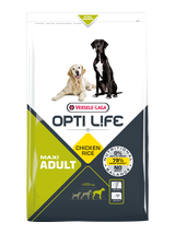 VERSELE-LAGA Opti Life Adult Maxi 12,5kg - z kurczakiem - dla dużych ras + niespodzianka dla psa GRATIS!