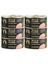 WILD FARM Fillets Chicken 6x70g - bezzbożowa mokra karma dla kota, filet w bulionie