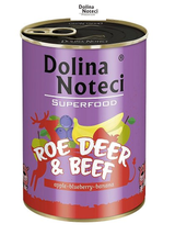DOLINA NOTECI PREMIUM SUPERFOOD sarna i wołowina 400g