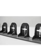 Elastyczne obrzeże ogrodowe 800 x 80 x 60 - czarny