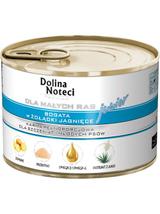 Dolina Noteci PREMIUM dla psów małych ras JUNIOR bogata w żołądki jagnięce 12x185 g