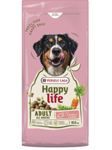 VERSELE-LAGA Happy Life Adult with Lamb 12,5kg - karma dla dorosłych, dużych psów z jagnięciną