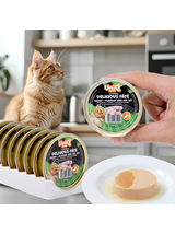 UNIQ PETS KARMA MOKRA DLA KOTA ROYAL RABBIT pasztecik z królika z nasionami babki lancetowatej 30 g x 8 szt