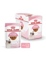 ROYAL CANIN Kitten Instinctive w sosie 12x85g karma mokra w sosie dla kociąt do 12 miesiąca życia +  NIESPODZIANKA DLA KOTA GRATIS!!