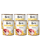 BRIT PATE & MEAT CHICKEN 6x800g