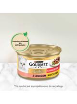 Purina Gourmet Gold łosoś/ kurczak w sosie 72x85g