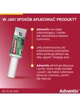 Advantix - dla psów do 4kg (pipeta 0,4ml)+ Cestal Dog Plus tabletki na odrobaczanie psów 2 sztuki