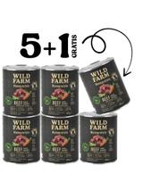 WILD FARM Monoprotein Beef 5x800g + 800g GRATIS hipoalergiczna karma dla psa