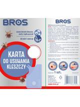 BROS Karta do usuwania kleszczy i żądeł
