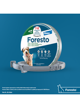 ELANCO Foresto Obroża dla kotów i psów poniżej 8kg+ Cestal Dog Plus tabletki na odrobaczanie psów 2 sztuki