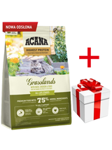 ACANA Grasslands Cat 1,8kg + niespodzianka dla kota GRATIS!