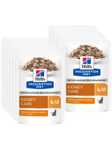 HILL'S PD Prescription Diet Feline k/d Kurczak - saszetka 12 x 85g