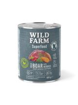WILD FARM Superfood Wild Boar (Dziczyzna z batatami, jagodami i ziołami) 800g bezzbożowa karma dla psa