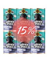 Dobry Pies Łosoś i jagnięcina 6x400g