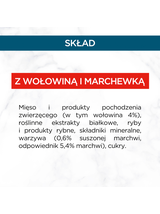 Purina Gourmet Perle Karma dla kotów mini fileciki w sosie z wołowiną i marchewką 85g