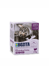 BOZITA Cat Kawałki Indyka W Galaretce 24x370g