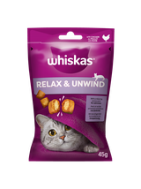 WHISKAS Relaks i Odprężenie 8x45g - przysmak dla kota, z kurczakiem
