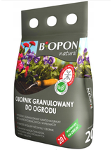 BIOPON NATURAL obornik granulowany do ogrodu 20L