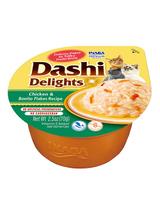 Inaba DASHI uzupełniająca karma dla kota- bulion o smaku przegrzebka i kurczak70 g