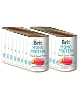 BRIT MONO PROTEIN TUNA & SWEET POTATO 18x400g