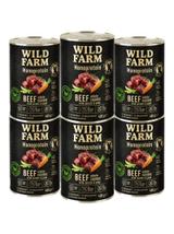 Wild Farm Monoprotein Beef 6x400g hipoalergiczna karma dla psa