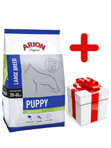 ARION Original Puppy Large Breed Chicken & Rice 12kg + niespodzianka dla psa GRATIS!