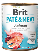 BRIT PATE & MEAT SALMON 6x800g