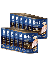 Brit Premium by Nature Fish with Fish Skin 12x800g