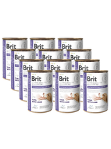 BRIT GF Veterinary Diets Dog Gastrointestinal Low Fat 12x400g- -karma mokra dla psa