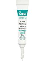 HAPPS Herbal - krople na pchły i kleszcze dla małych psów 5-10kg