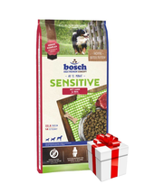 Bosch Sensitive Lamb & Rice, jagnięcina i ryż (nowa receptura) 15kg + Niespodzianka dla psa GRATIS
