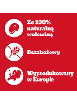 PEDIGREE Ranchos bezzbożowe przysmaki dla psa z wołowiną 7x70g