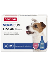 Beaphar VERMICON Line-on Pies S poniżej 15kg (pipeta 3 x 1,5ml)