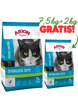 ARION Original Sterilized 33/12 Chicken 7,5kg