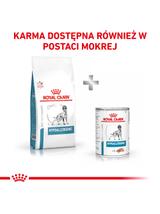 ROYAL CANIN Veterinary Dog Hypoallergenic sucha karma dla dorosłych psów z niepożądanymi reakcjami na pokarm 14kg\Opakowanie usz (9329,9459)